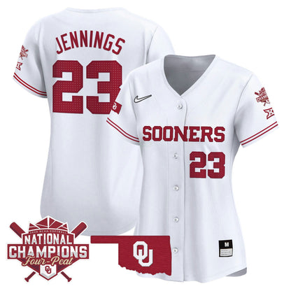 Camisa MLB Oklahoma Sooners Women’s size – Oklahoma Women’s Champions Patch Vapor Premier Limited Jersey V2