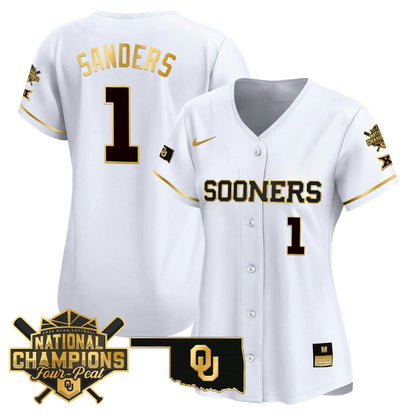 Camisa MLB Oklahoma Sooners Women’s size – Oklahoma Women’s Champions Patch Vapor Premier Limited Jersey V2