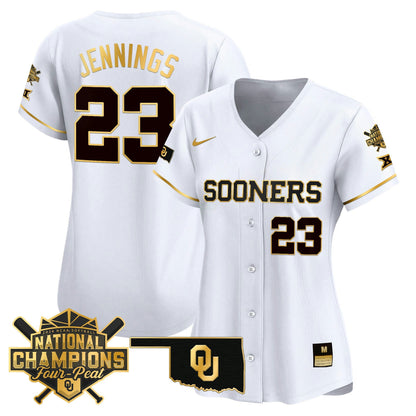 Camisa MLB Oklahoma Sooners Women’s size – Oklahoma Women’s Champions Patch Vapor Premier Limited Jersey V2