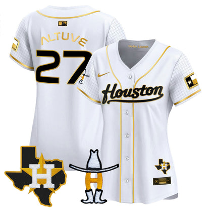 Camisa MLB Women’s Space City Houston Rodeo Patch Vapor Premier Limited Jersey