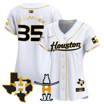 Camisa MLB Women’s Space City Houston Rodeo Patch Vapor Premier Limited Jersey