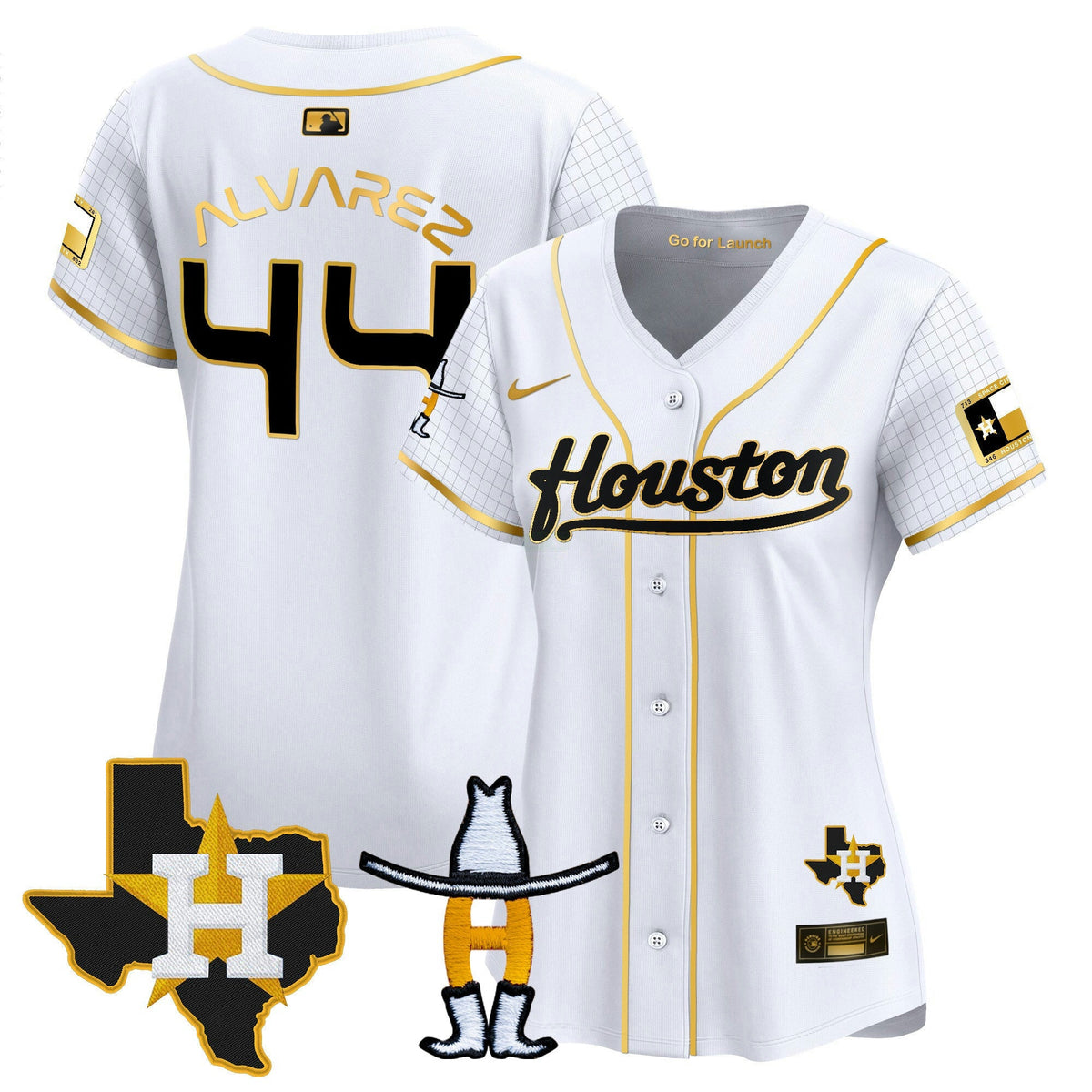 Camisa MLB Women’s Space City Houston Rodeo Patch Vapor Premier Limited Jersey