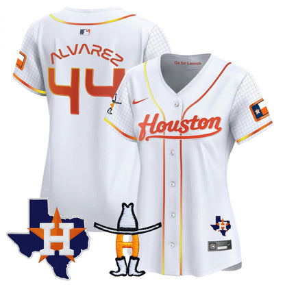 Camisa MLB Women’s Space City Houston Rodeo Patch Vapor Premier Limited Jersey
