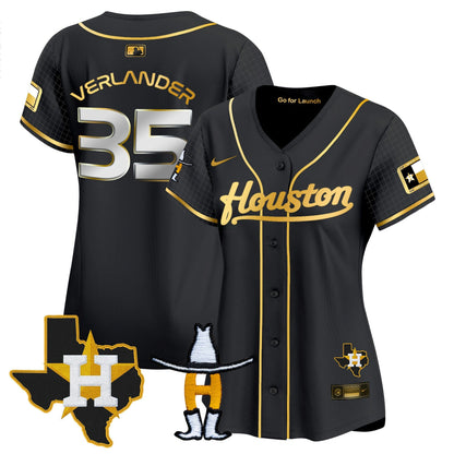 Camisa MLB Women’s Space City Houston Rodeo Patch Vapor Premier Limited Jersey