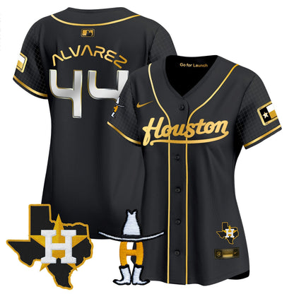 Camisa MLB Women’s Space City Houston Rodeo Patch Vapor Premier Limited Jersey