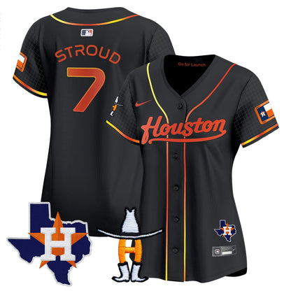 Camisa MLB Women’s Space City Houston Rodeo Patch Vapor Premier Limited Jersey