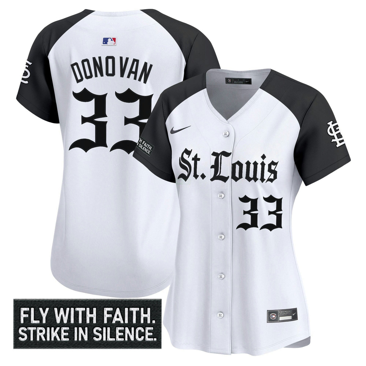 Camisa MLB Women’s St. Louis ‘Gothic Legacy Edition’ Vapor Premier Limited Jersey