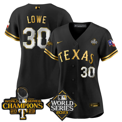 Camisa MLB Women’s Texas 2023 World Series Champions Jersey V4