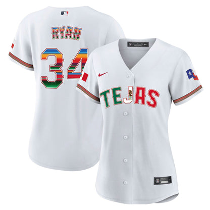 Camisa MLB Women’s Texas Mexico Flag Jersey