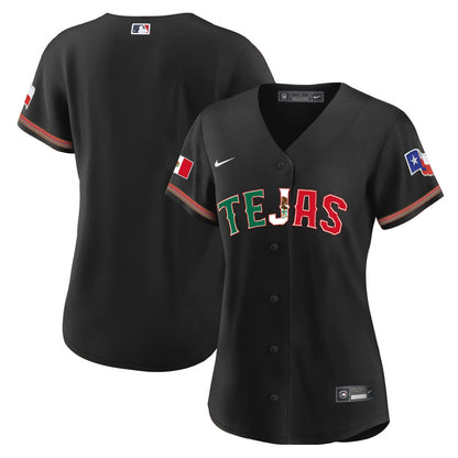 Camisa MLB Women’s Texas Mexico Flag Jersey