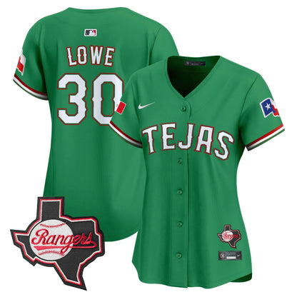 Camisa MLB Women’s Texas Mexico Texas Patch Vapor Premier Limited Jersey