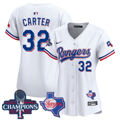 Camisa MLB Women’s Texas World Series Champions Vapor Premier Limited Jersey V2