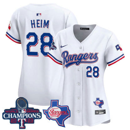 Camisa MLB Women’s Texas World Series Champions Vapor Premier Limited Jersey V2