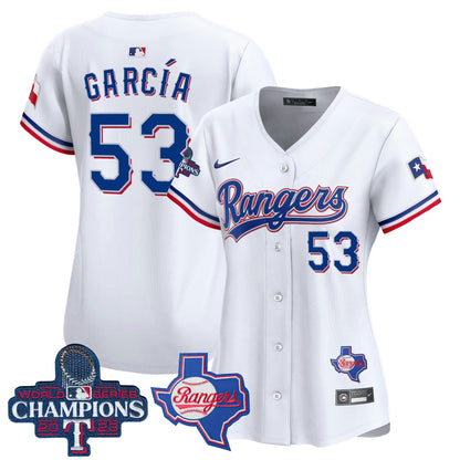Camisa MLB Women’s Texas World Series Champions Vapor Premier Limited Jersey V2