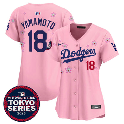 Camisa MLB Women’s Tokyo Series 2025 Vapor Premier Limited Jersey V2 – Stitched