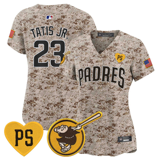 Camisa MLB San Diego Padres Women’s USMC Alternativa Vapor Premier Limited Jersey