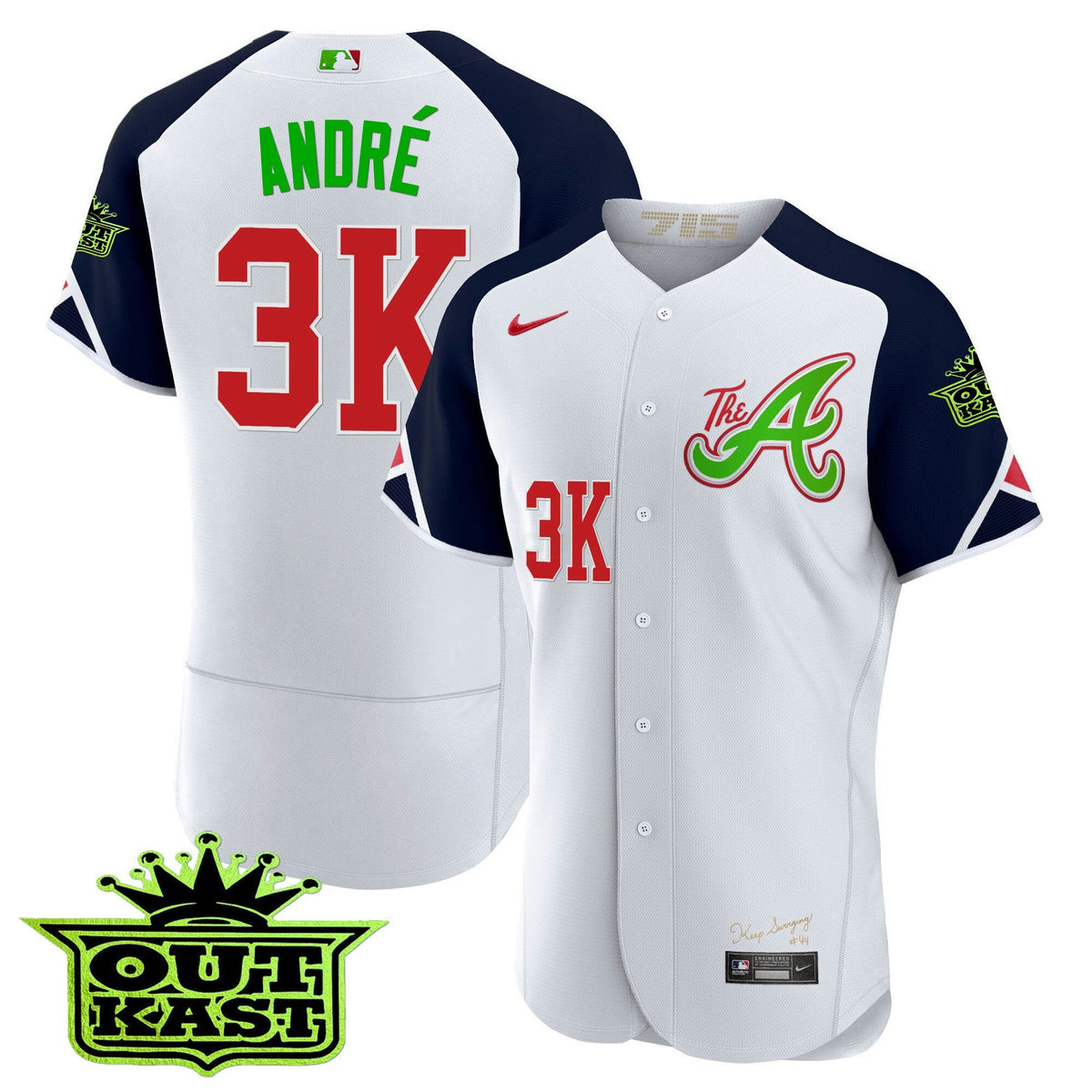 Camisa MLB Youth’s Atlanta Atliens City Connect Flex Base Jersey