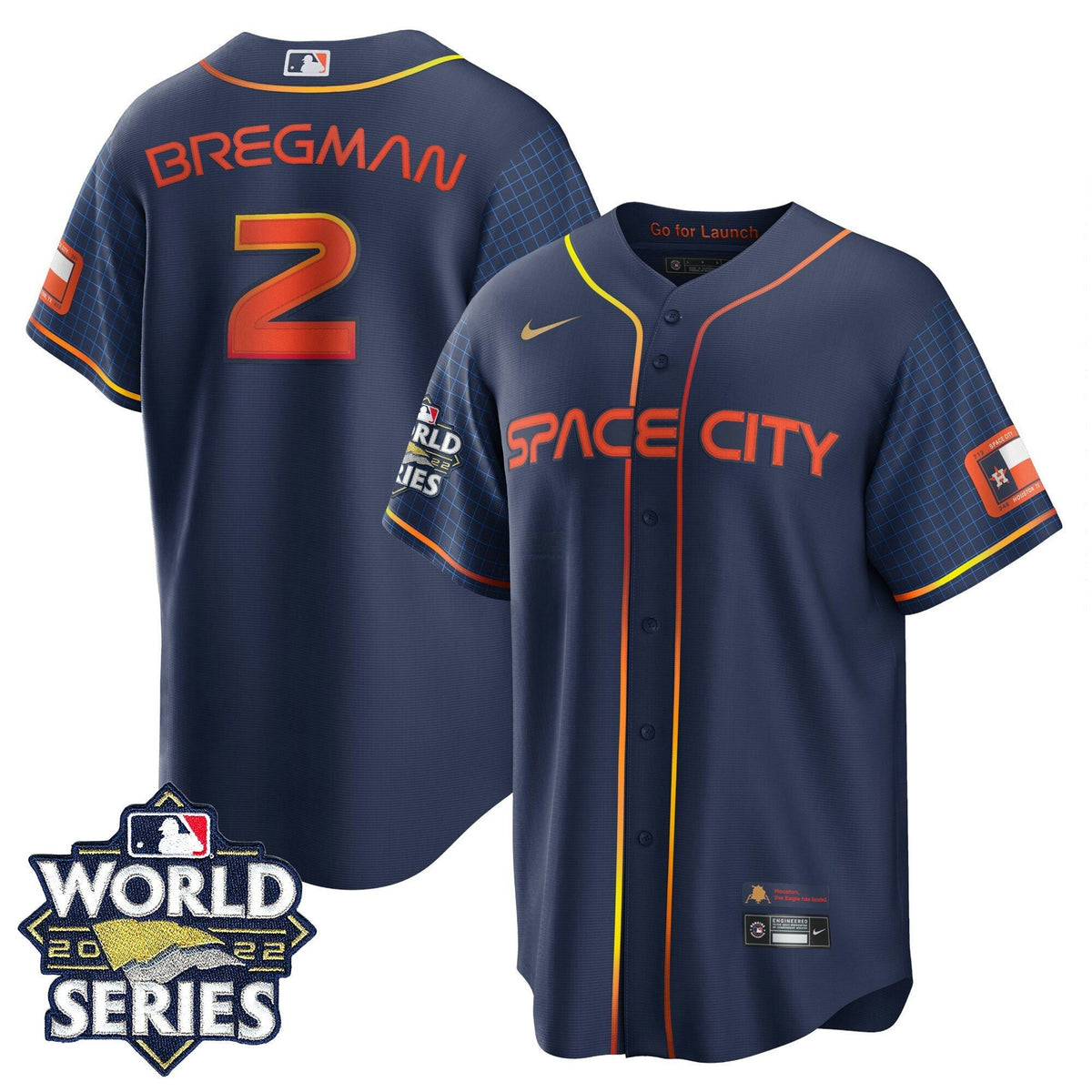 Camisa MLB Youth’s Houston Space City 2022 World Series Jersey