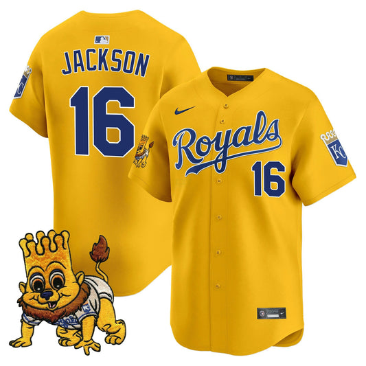 Camisa MLB Youth’s Kansas City Sluggerrr Patch Vapor Premier Limited Jersey