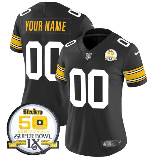 Camisa NFL 50th Anniversary Of Super Bowl IX Patch Vapor Limited Jersey