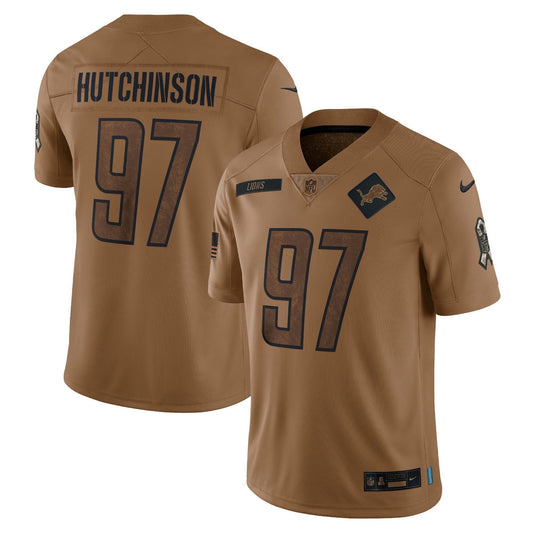 Camisa NFL Aidan Hutchinson Detroit 2023 Salute To Service Limited Jersey - Salute To Service