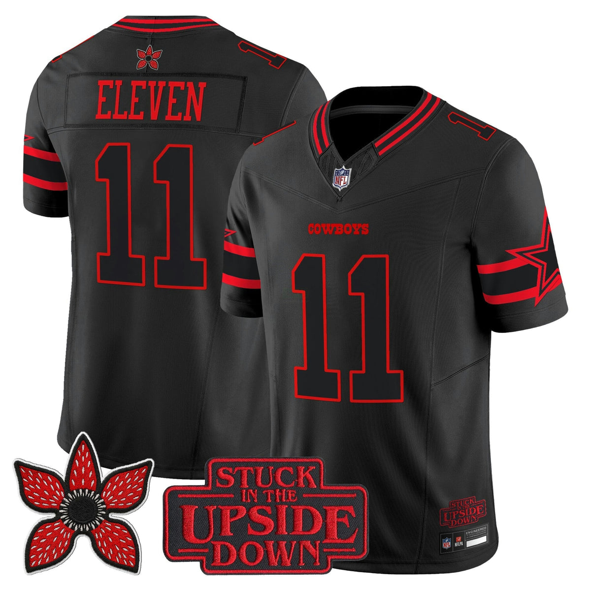 Camisa NFL Dallas ‘Stranger Things Edition’ Vapor Limited Jersey