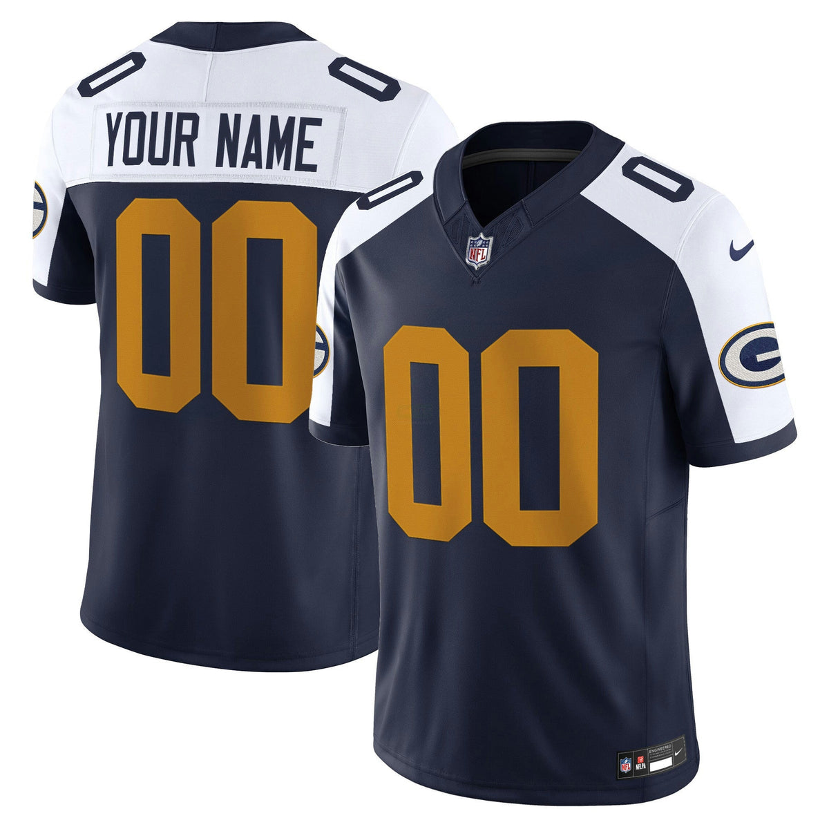 Camisa NFL Green Bay The 1923 Classic Vapor Limited Jersey - Personali