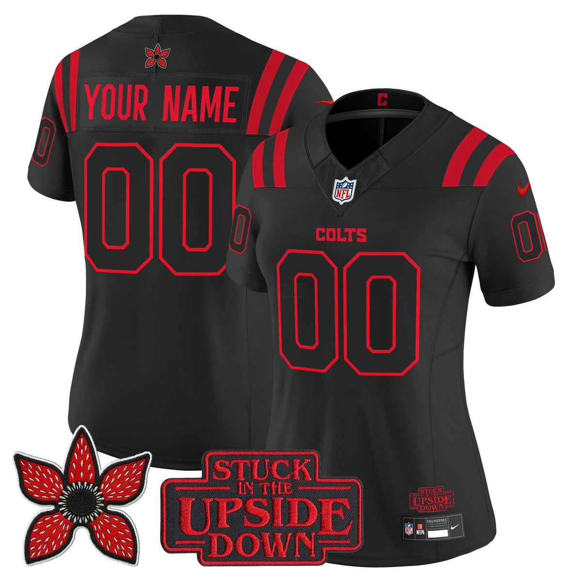 Camisa NFL Indianapolis ‘Stranger Things Edition’ Vapor Limited Jersey - Custom