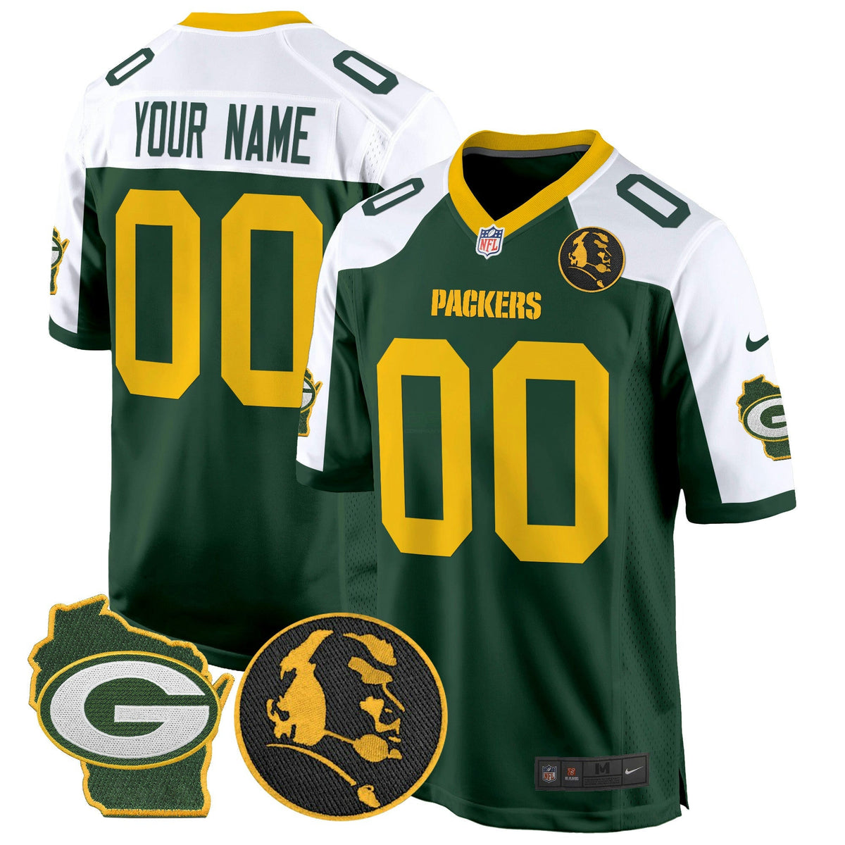 Camisa NFL John Madden & Home Patch Game Jersey