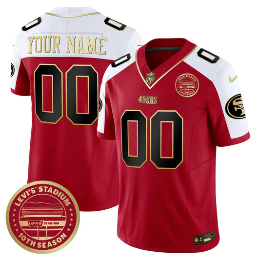 Camisa NFL Levi’s Stadium 10th Season Patch Vapor Limited Jersey