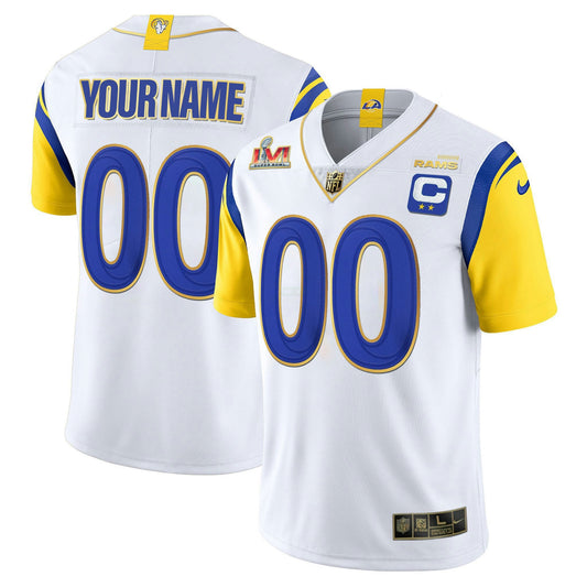 Camisa NFL Los Angeles Super Bowl Lvi Vapor Dourada Trim Jersey 9485