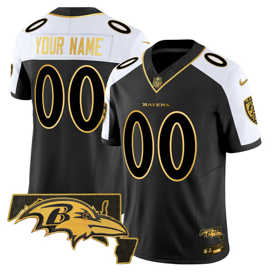 Camisa NFL Maryland Patch Dourada Vapor Limited Jersey V2