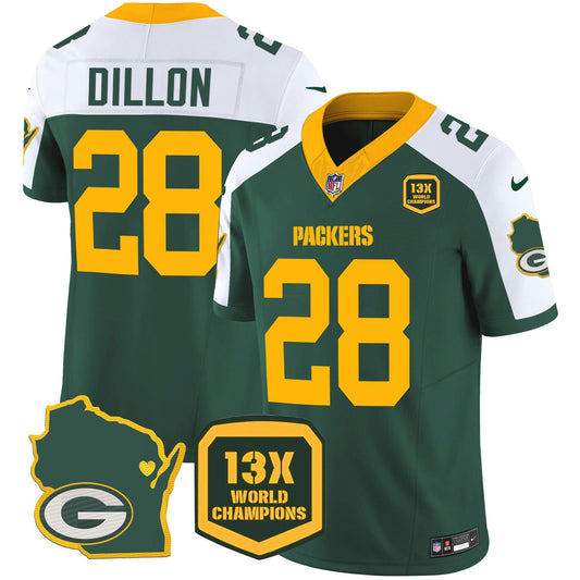 Camisa NFL Men’s 13 Time World Champions & Home Patch Vapor Jersey V2