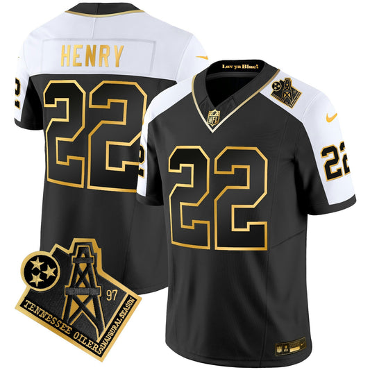 Camisa NFL Men’s 1997 Throwback Dourada Vapor Jersey