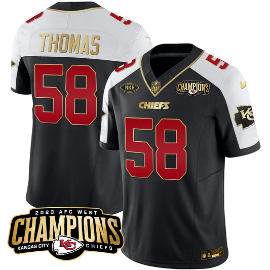 Camisa NFL Men’s 2023 AFC West Champions Patch Vapor Limited Jersey