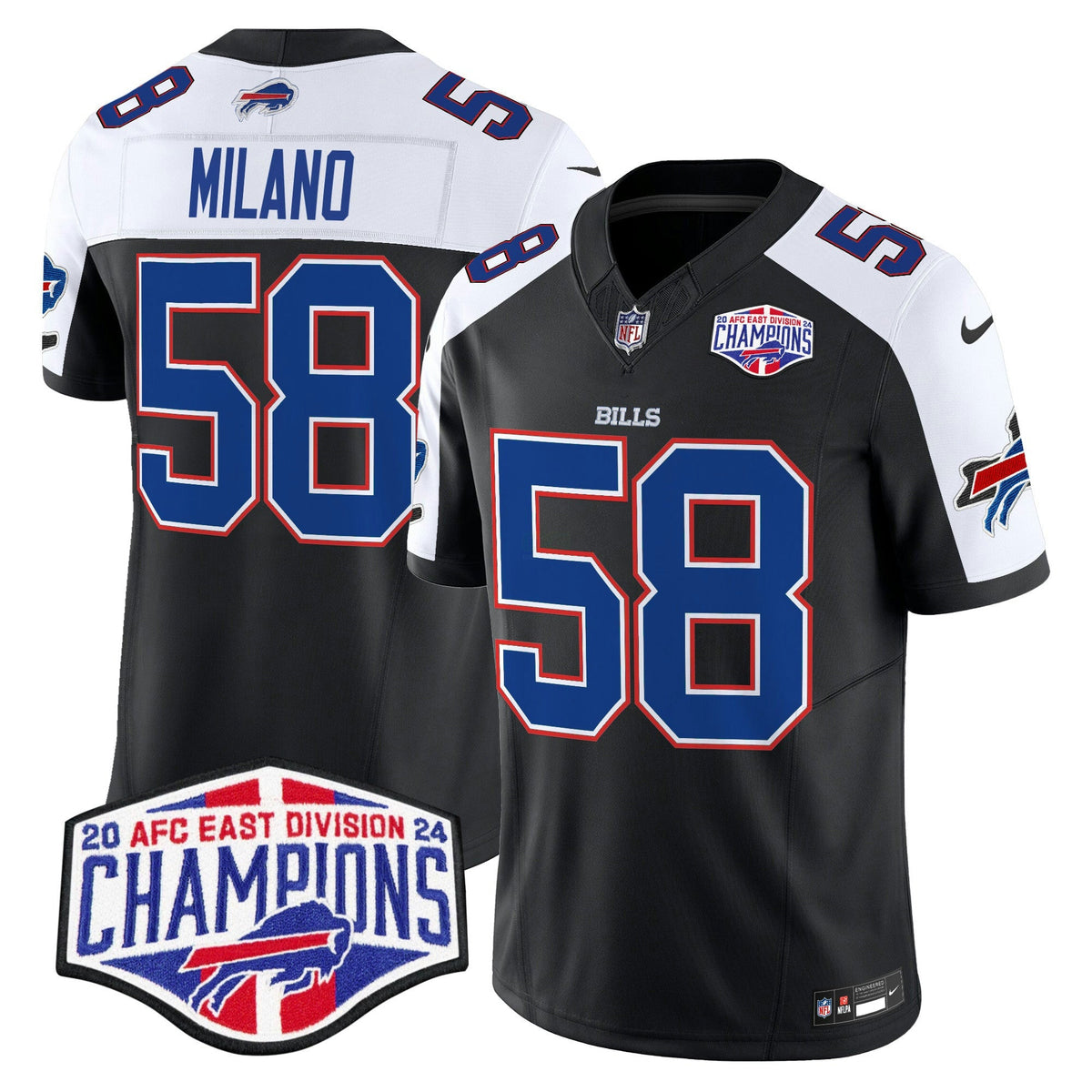 Camisa NFL Men’s 2024 AFC East Division Champions Vapor Limited Jersey