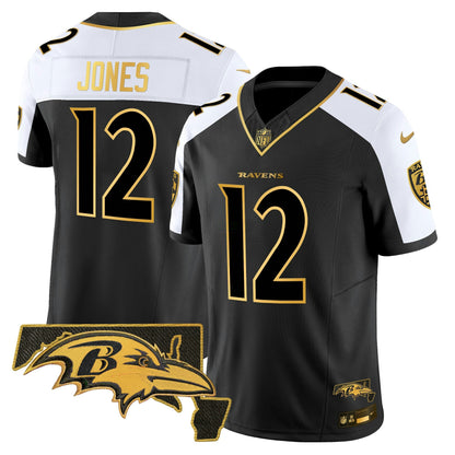 Camisa NFL Baltimore Ravens Men’s 2024 Dourada Vapor Limited Jersey