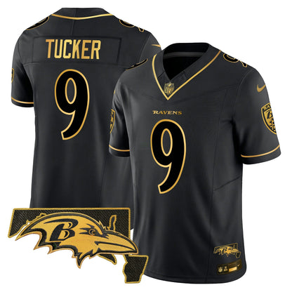 Camisa NFL Baltimore Ravens Men’s 2024 Dourada Vapor Limited Jersey