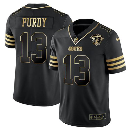Camisa NFL Men’s 75th Anniversary Patch Vapor Dourada Jersey