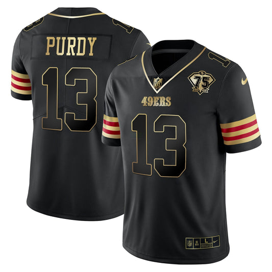 Camisa NFL Men’s 75th Anniversary Patch Vapor Dourada Jersey V2
