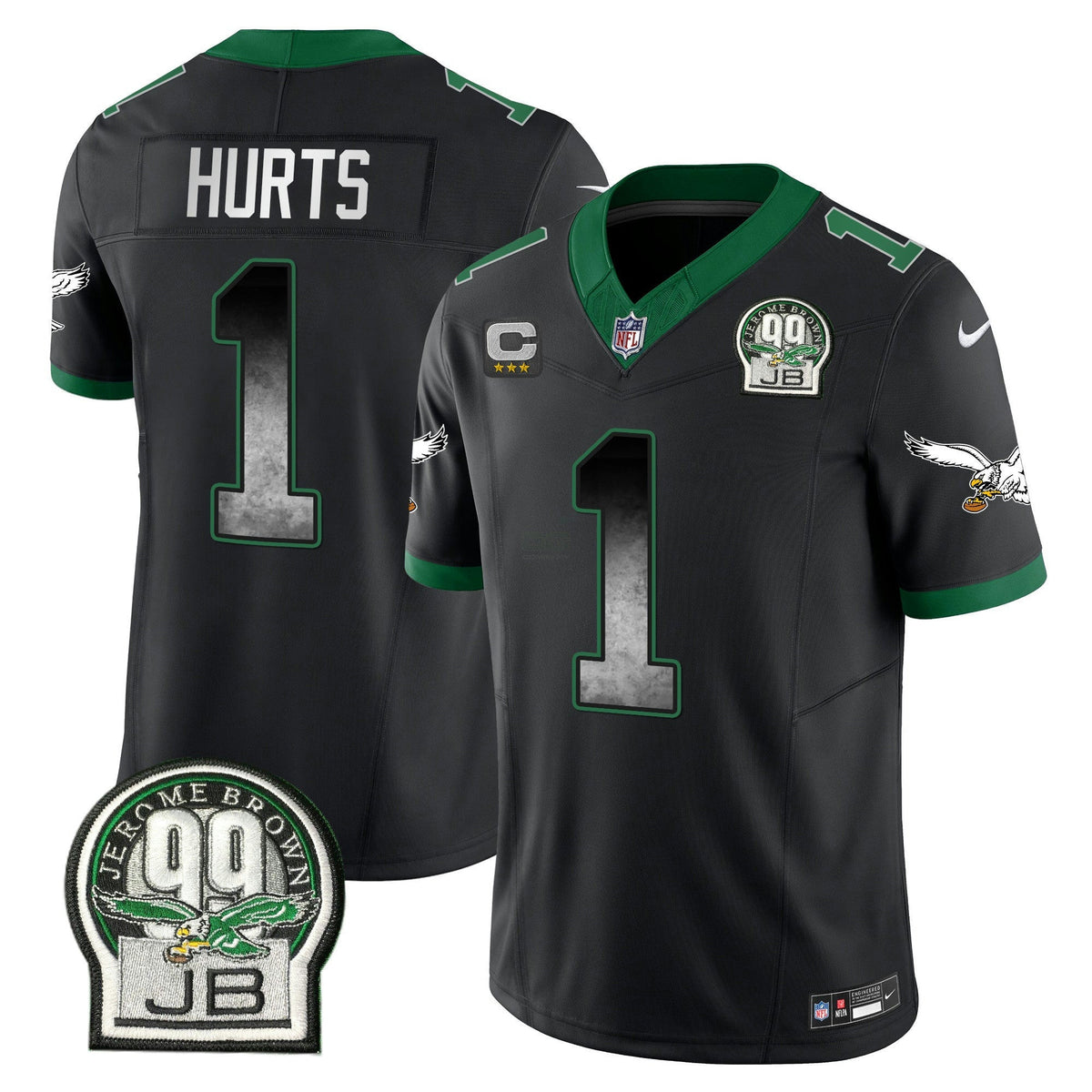 Camisa NFL Men’s Arch Smoke Kelly Green Vapor Jersey