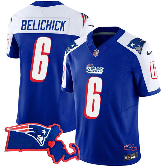 Camisa NFL Men’s Bill Belichick 6x Champions Vapor Jersey