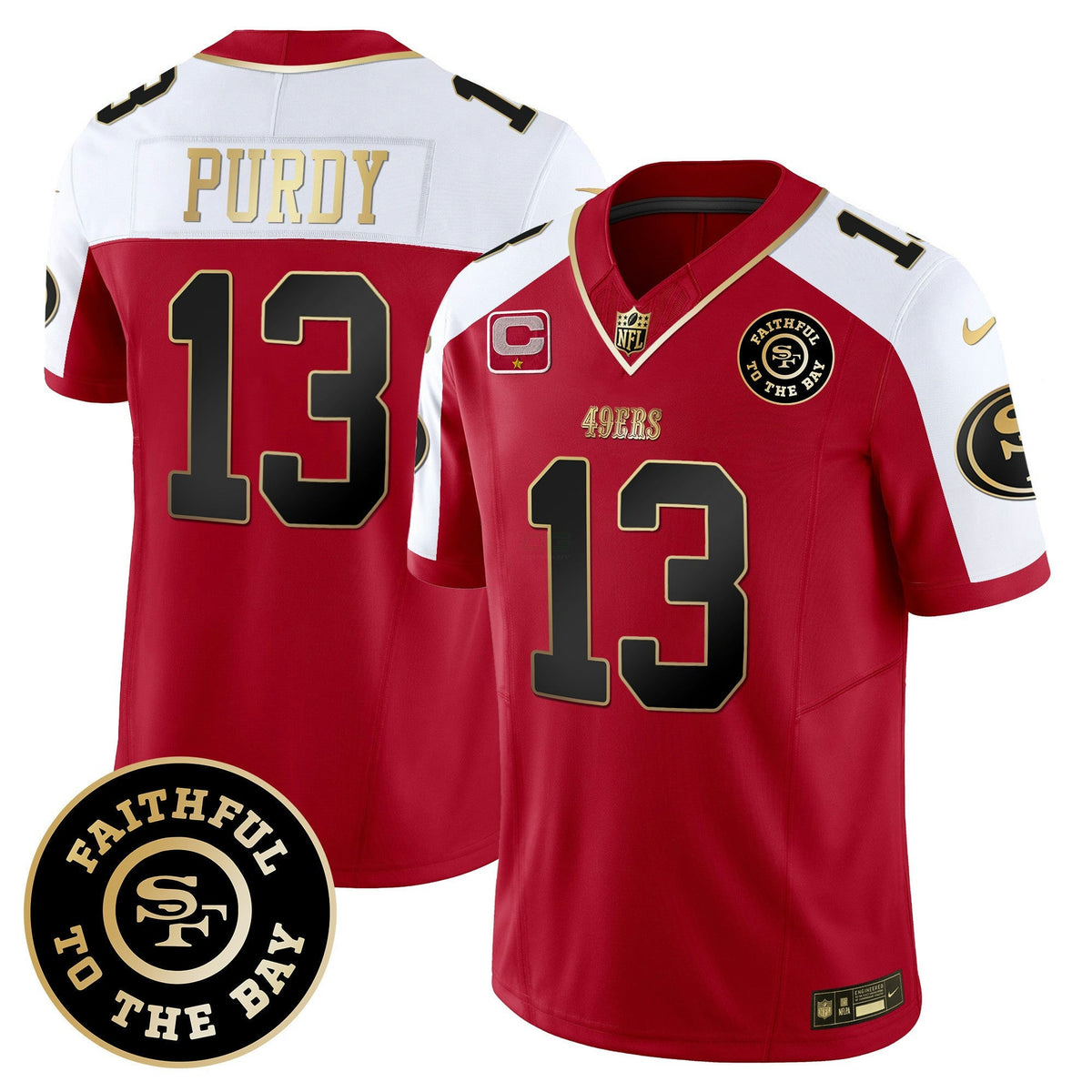 Camisa NFL Men’s Faithful To The Bay Patch Vapor Limited Jersey V6