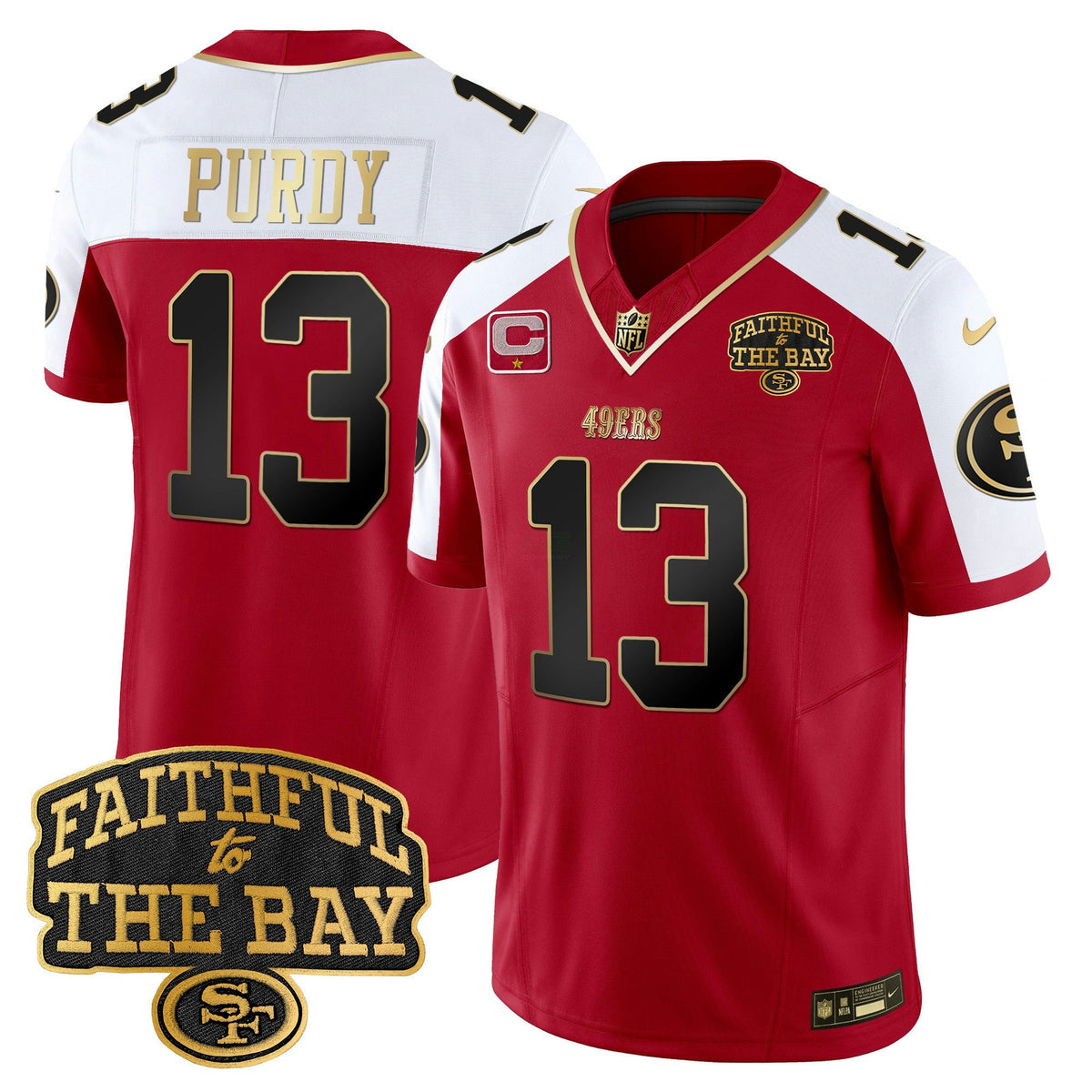 Camisa NFL Men’s Faithful To The Bay Patch Vapor Limited Jersey V8