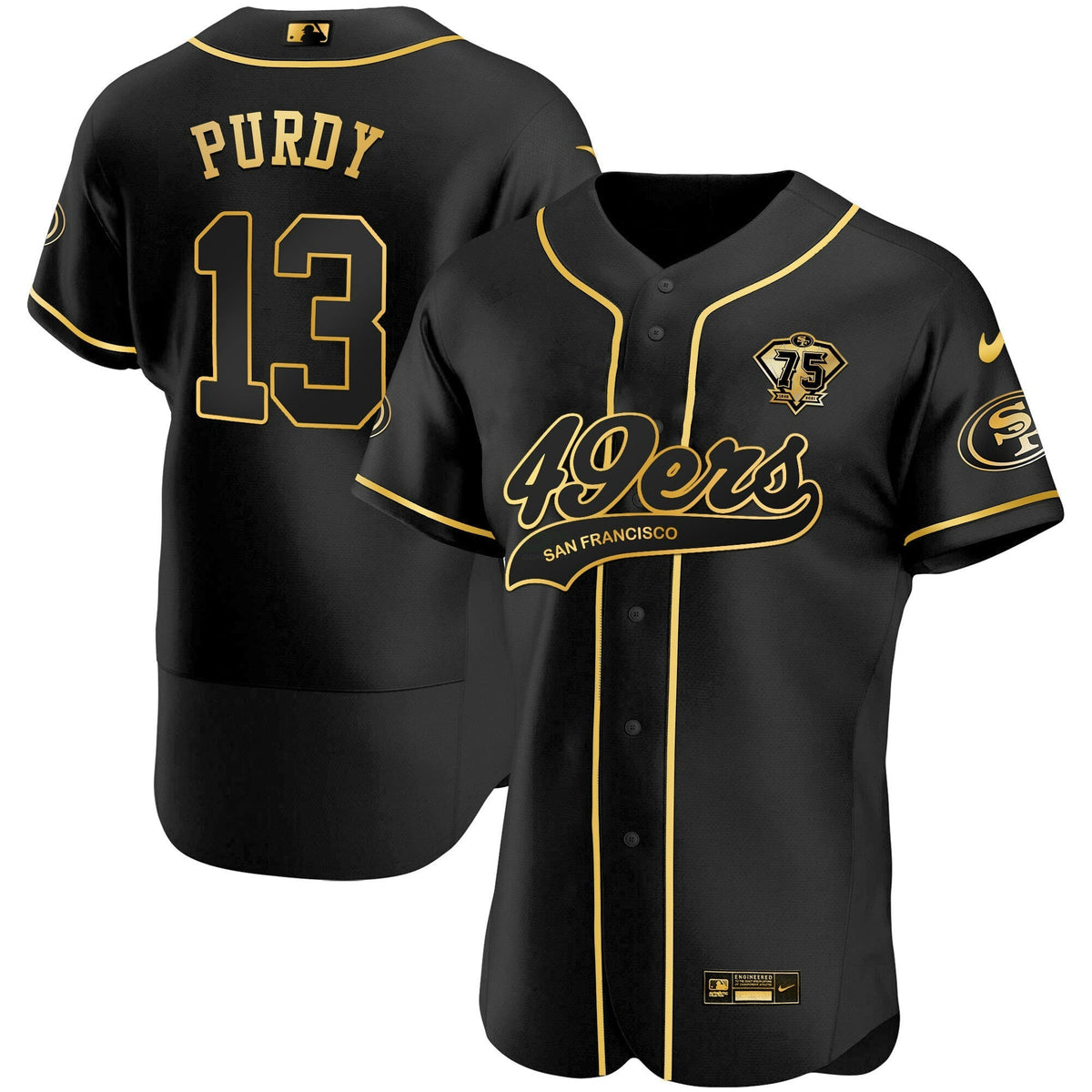 Camisa NFL Men’s Flex Base Dourada Jersey
