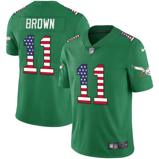 Camisa NFL Men’s Kelly Verde Dourada Flag Vapor Jersey