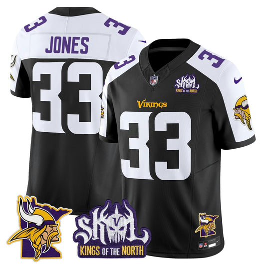 Camisa NFL Men’s Minnesota Kings Of The North Patch Vapor Limited Jersey V3