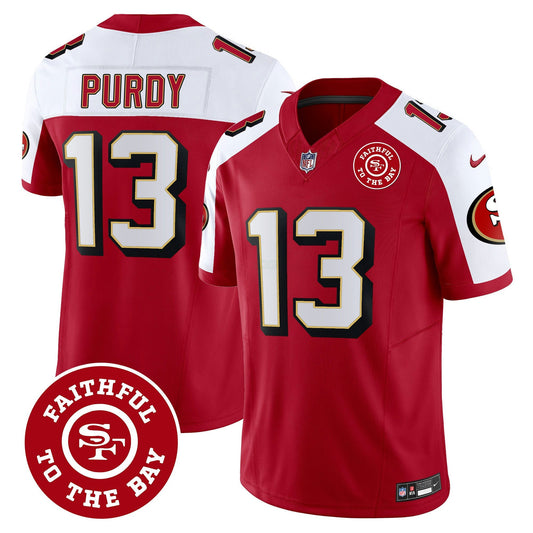 Camisa NFL Men’s Throwback Faithful To The Bay Patch Vapor Limited Jersey