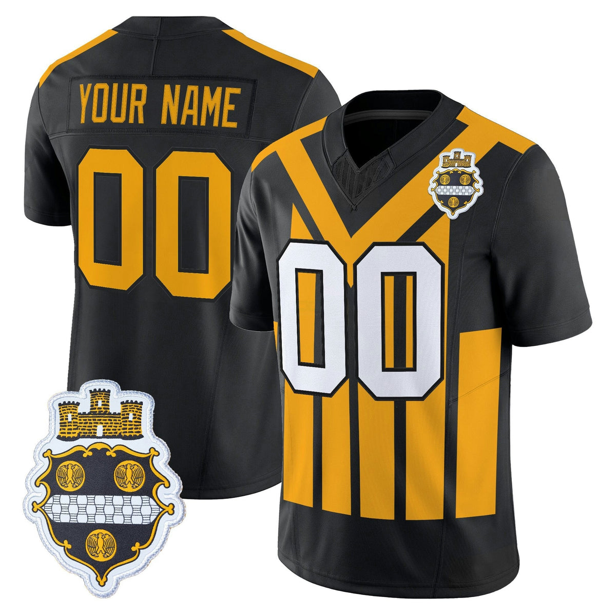 Camisa NFL Pittsburgh 1933 Patch Throwback Vapor Limited Jersey V2