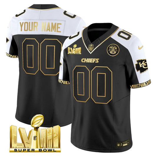 Camisa NFL Super Bowl LVIII Pattern Gold Vapor Jersey